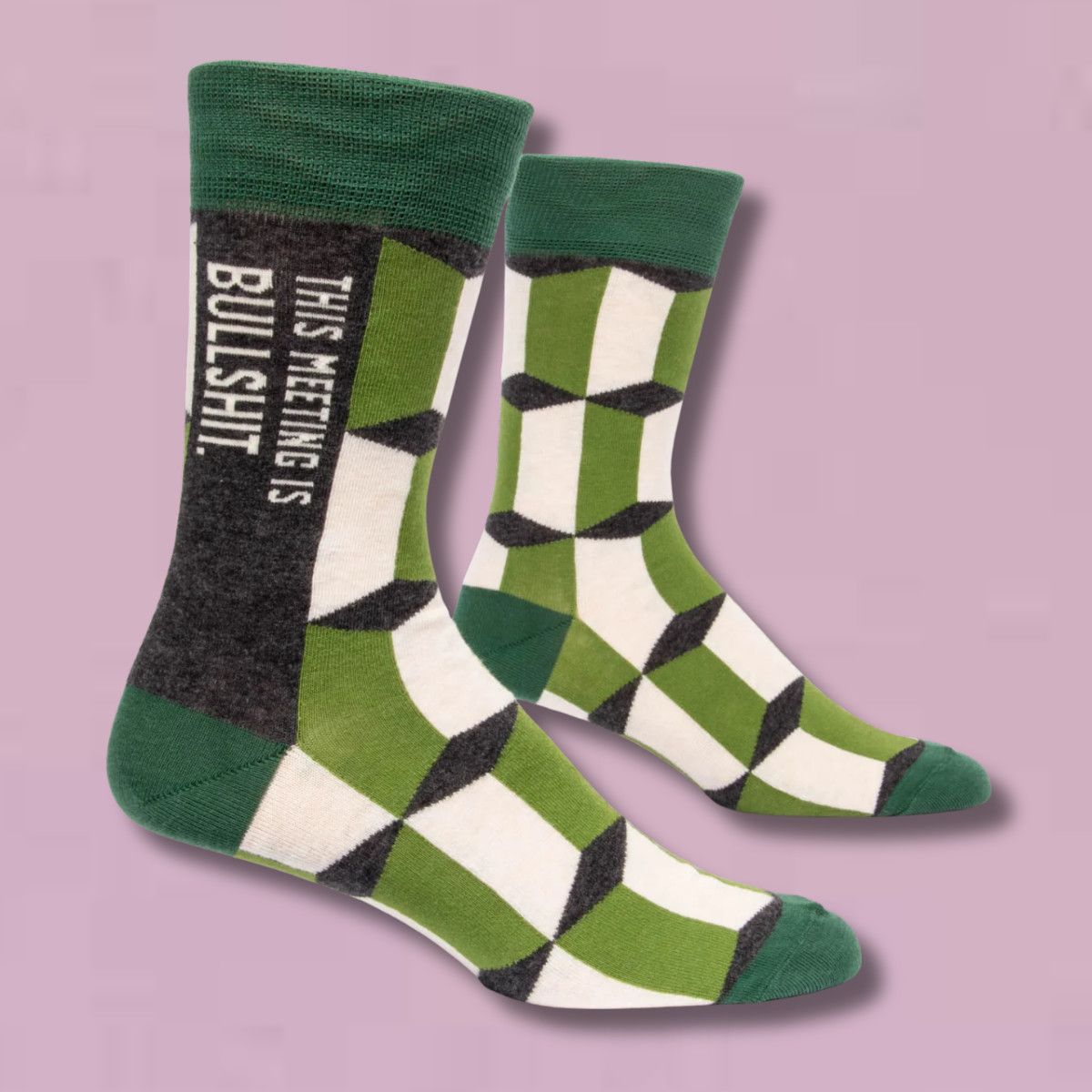 Meeting is Bullshit Men’s Crew Socks