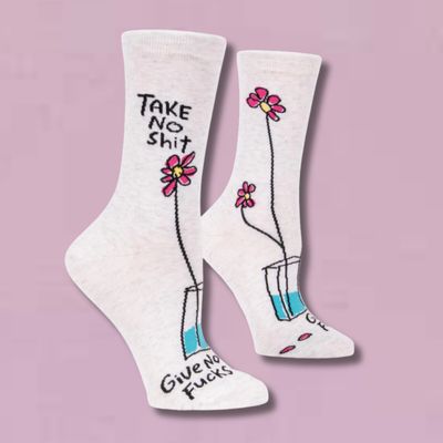 Take No Shit Women’s Crew Socks