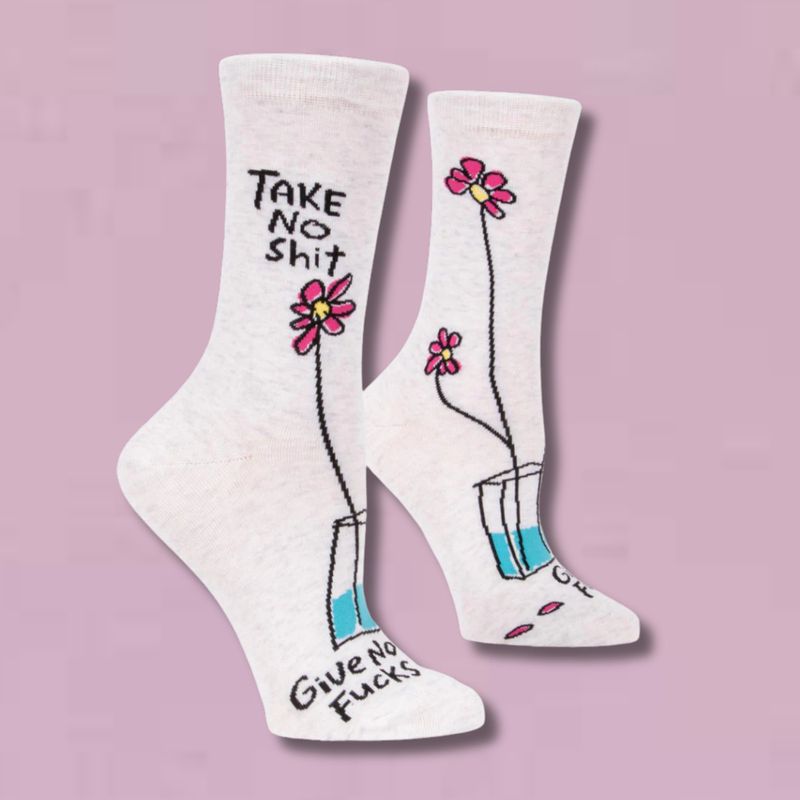 Take No Shit Women’s Crew Socks