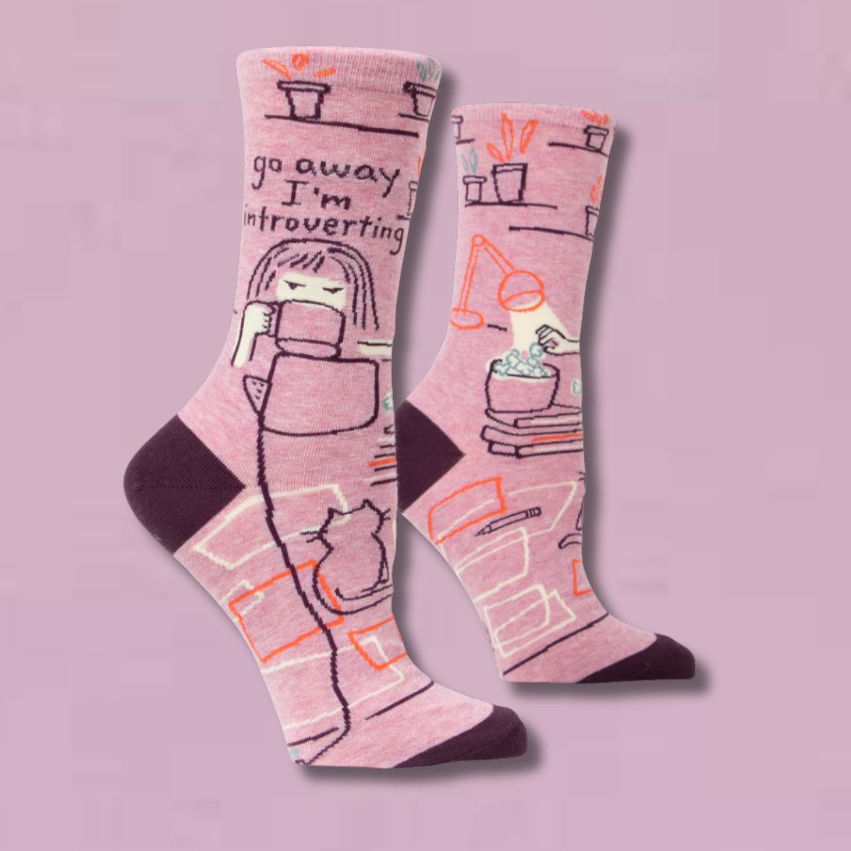 Go Away Introverting Women’s Crew Socks