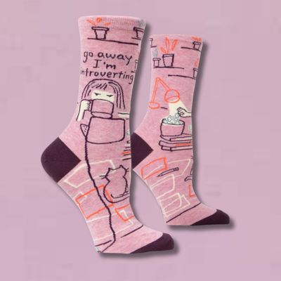Go Away Introverting Women’s Crew Socks