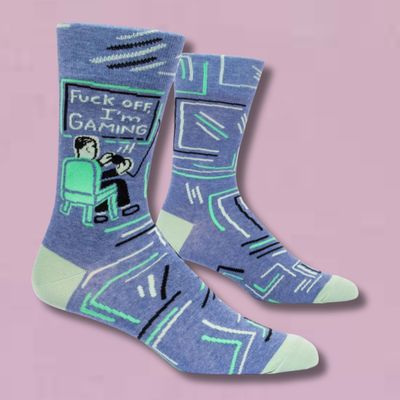 Fuck Off, I’m Gaming Men’s Crew Socks