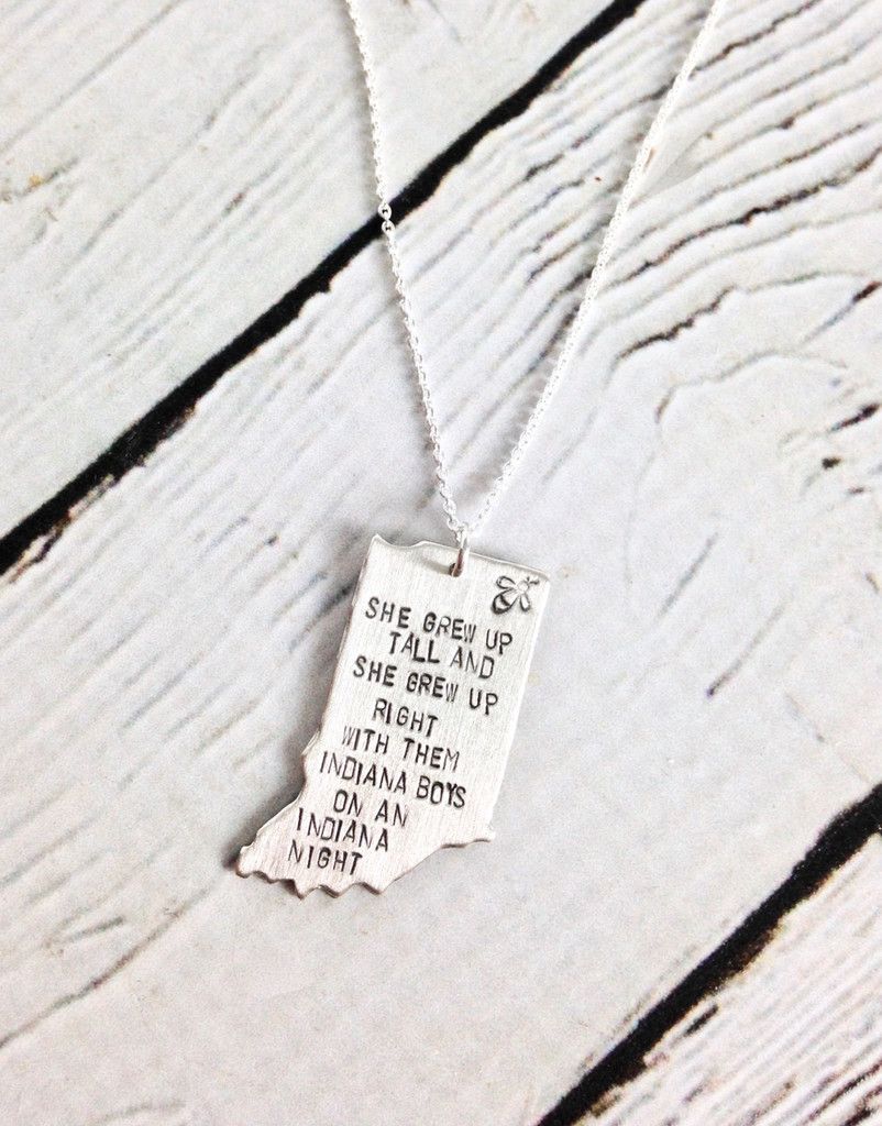 Handstamped Indiana Boys Large Indiana