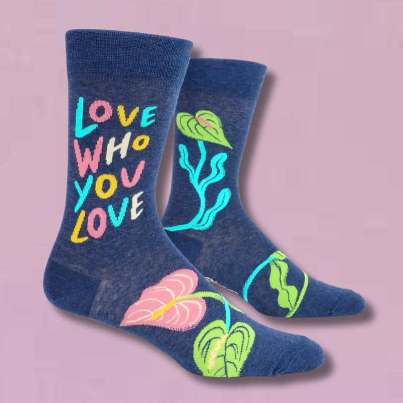 Love Who You Love Men's Crew Socks