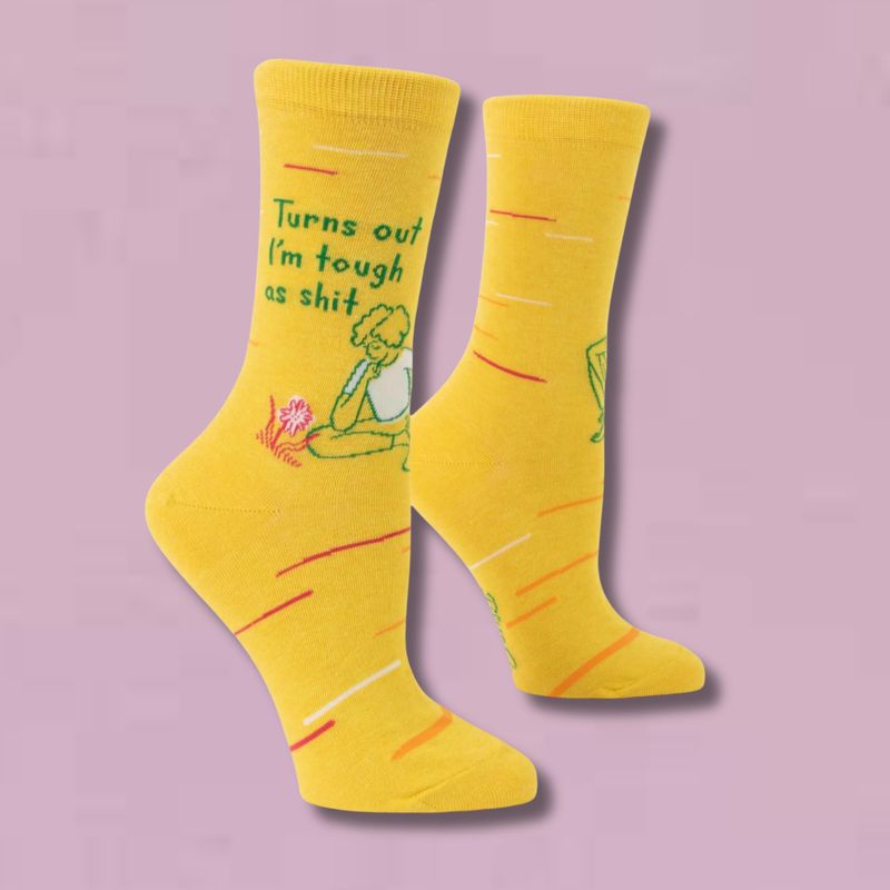 Tough As Shit Women's Crew Socks