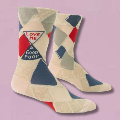 Love Me A Good Poop Men's Crew Socks