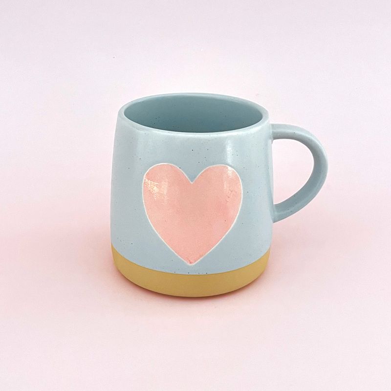 Heart Decal Mug 12oz