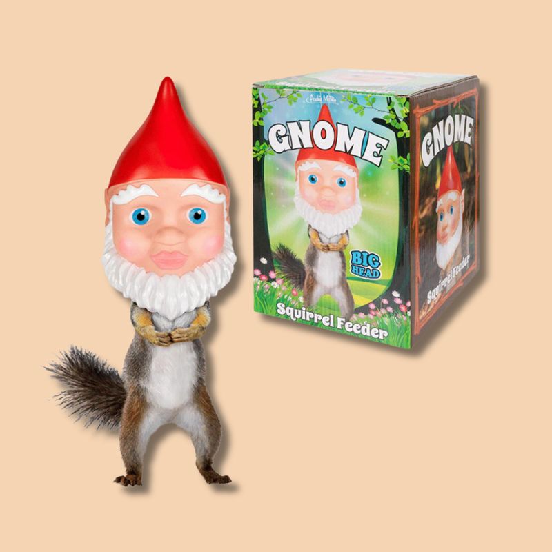 Gnome Squirrel Feeder