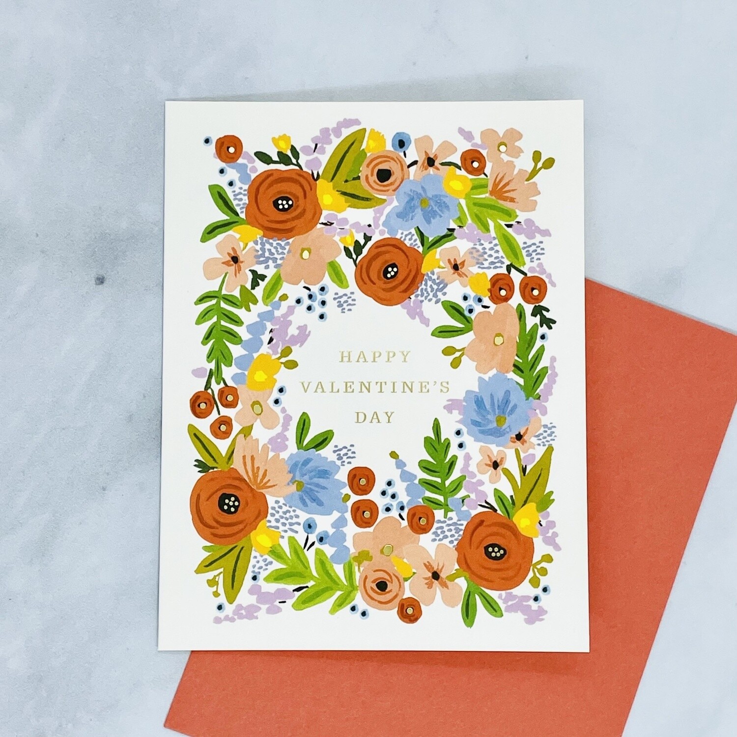 Valentine's Day Bouquet Card