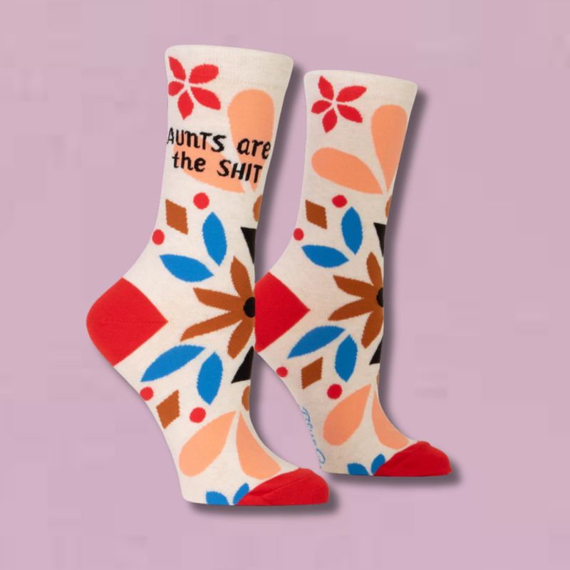 Aunts Are The Shit Women's Crew Socks