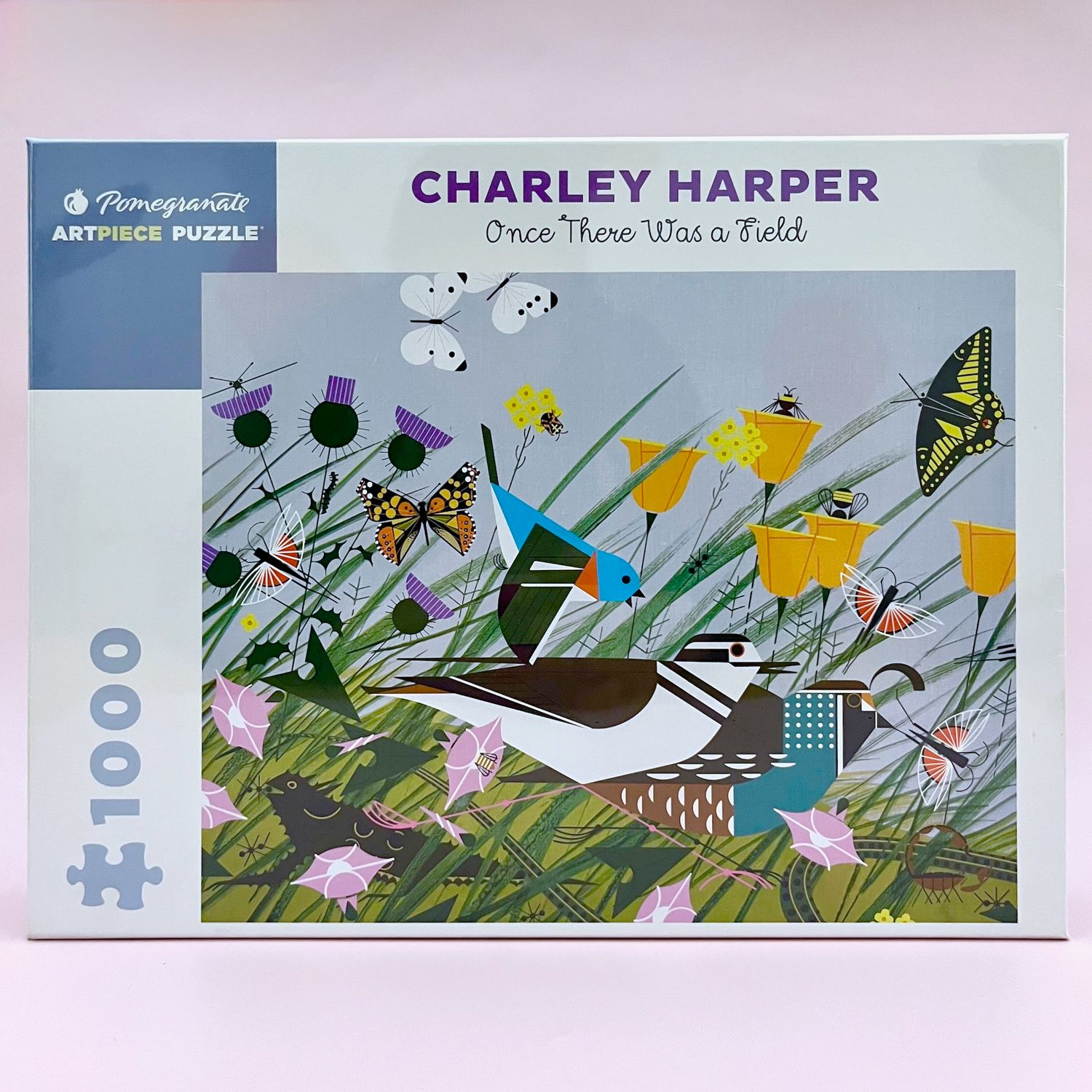 Charley Harper: Once There Was a Field 1000-Piece Jigsaw Puzzle