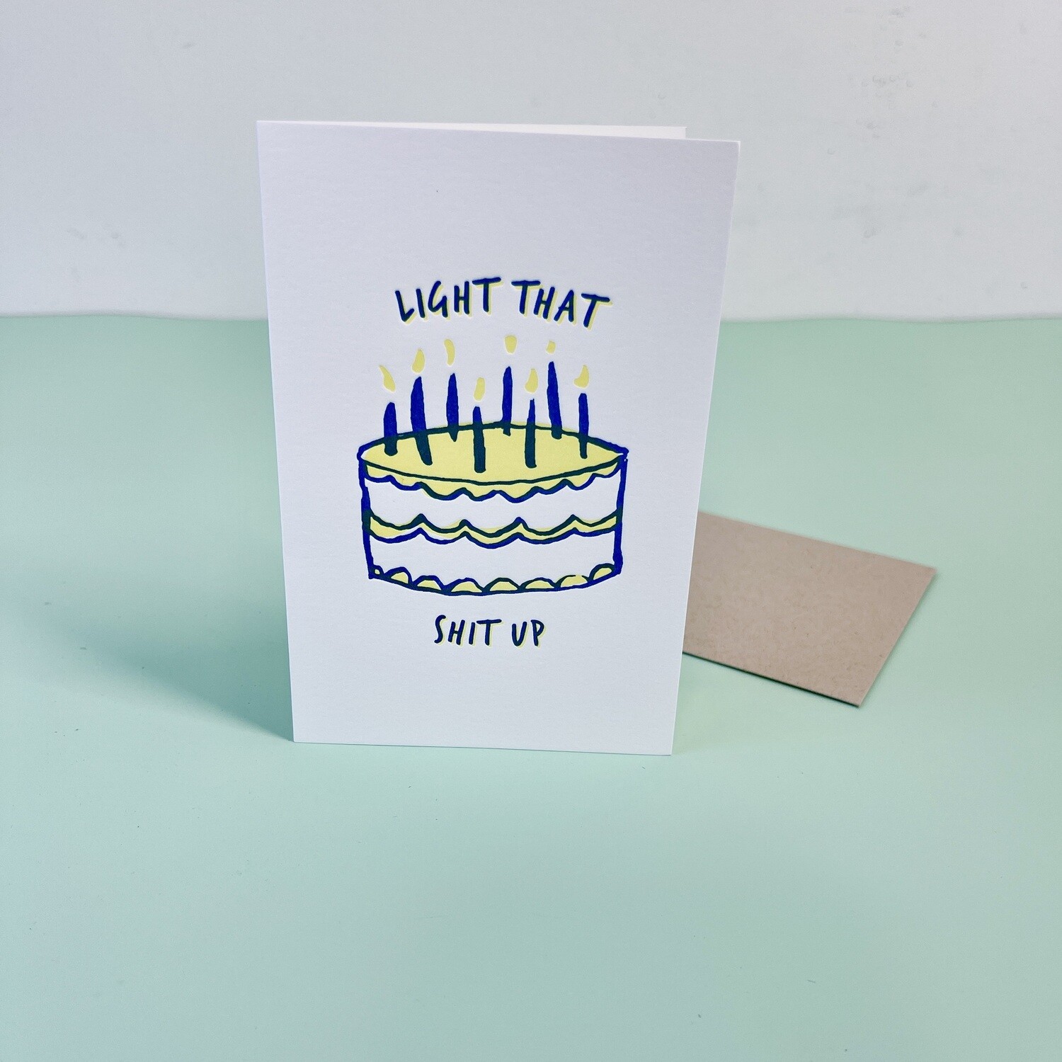 Light That Up Birthday Card