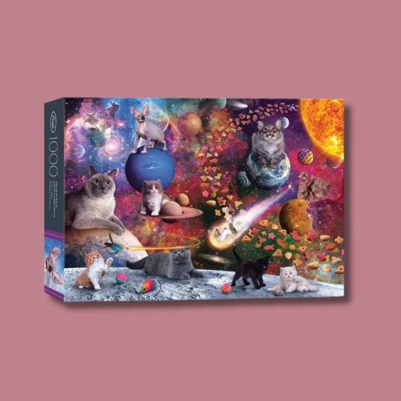 Galaxy Cats 1000-pc Puzzle