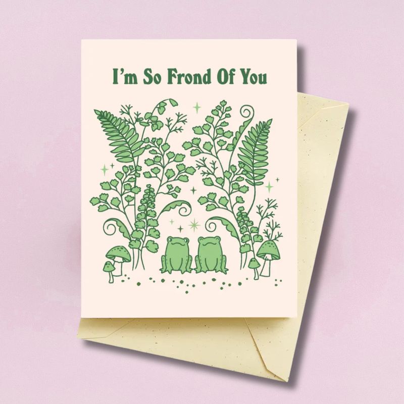 Fronds Love Card
