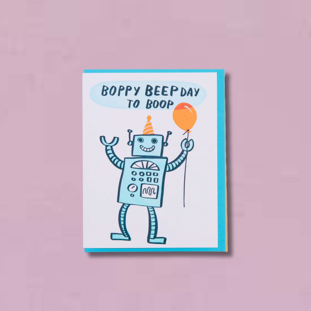 Boppy Beepday Robot Card