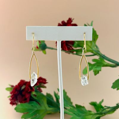 Hold the Herkimer Earrings