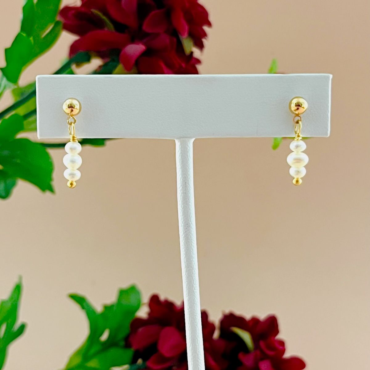 Petite Pearl Post Earrings