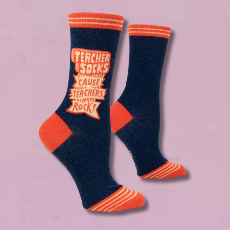 Teacher Socks Women's Crew Socks