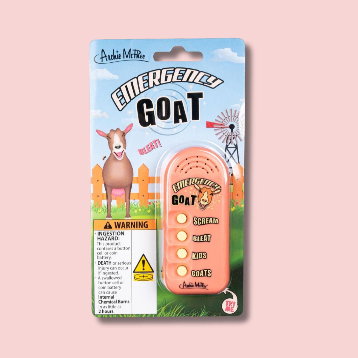 Emergency Goat Button DNO
