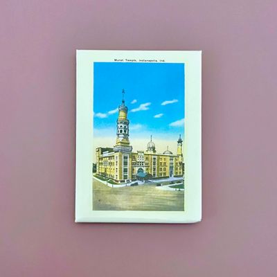 Found Images Magnet Murat Temple