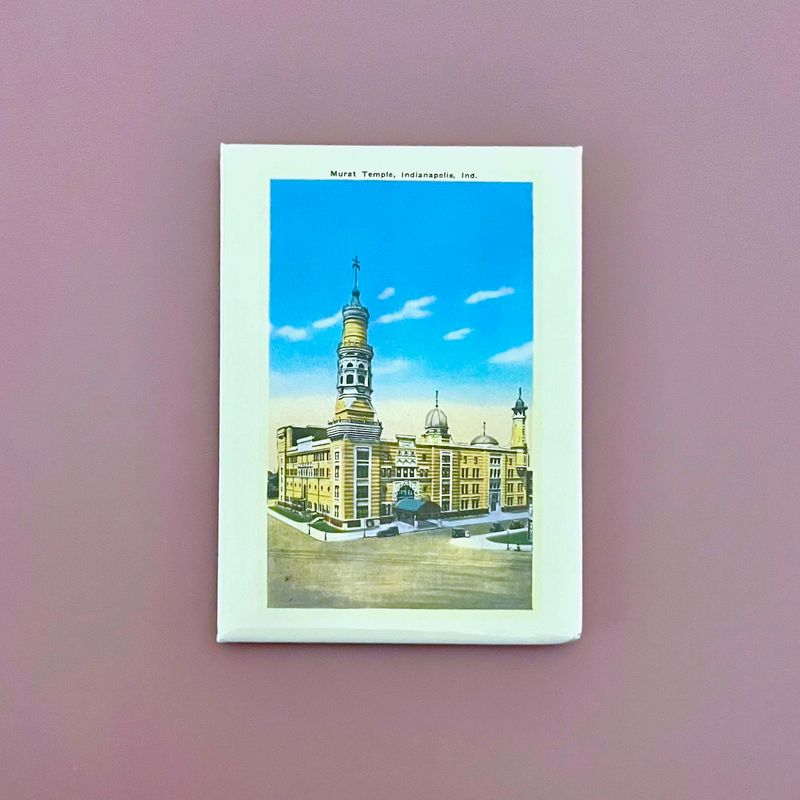 Found Images Magnet Murat Temple