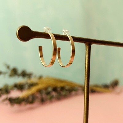 Handmade 14k Goldfill Hoop Earrings