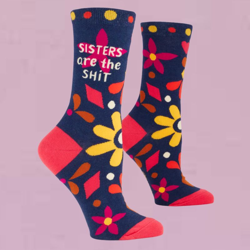 Sisters Are The Shit Women's Crew Socks