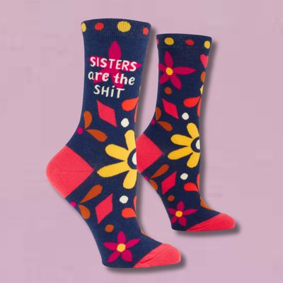 Sisters Are The Shit Women's Crew Socks