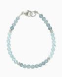 Handmade Aquamarine Beaded Bracelet