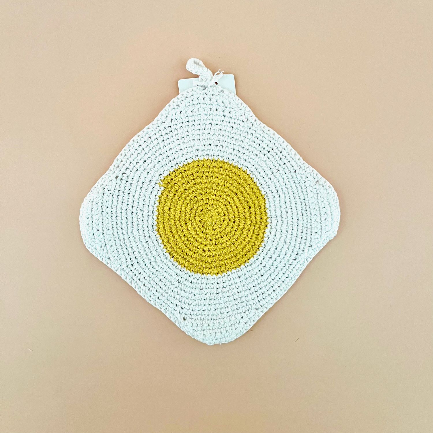 Crochet Trivet Eggs