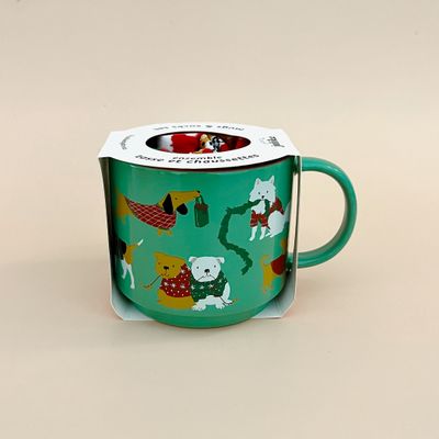 Holiday Hounds Mug and Socks Set