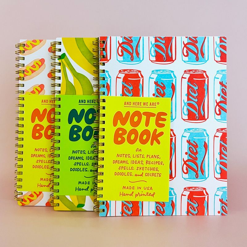 Letterpress Spiral Notebook