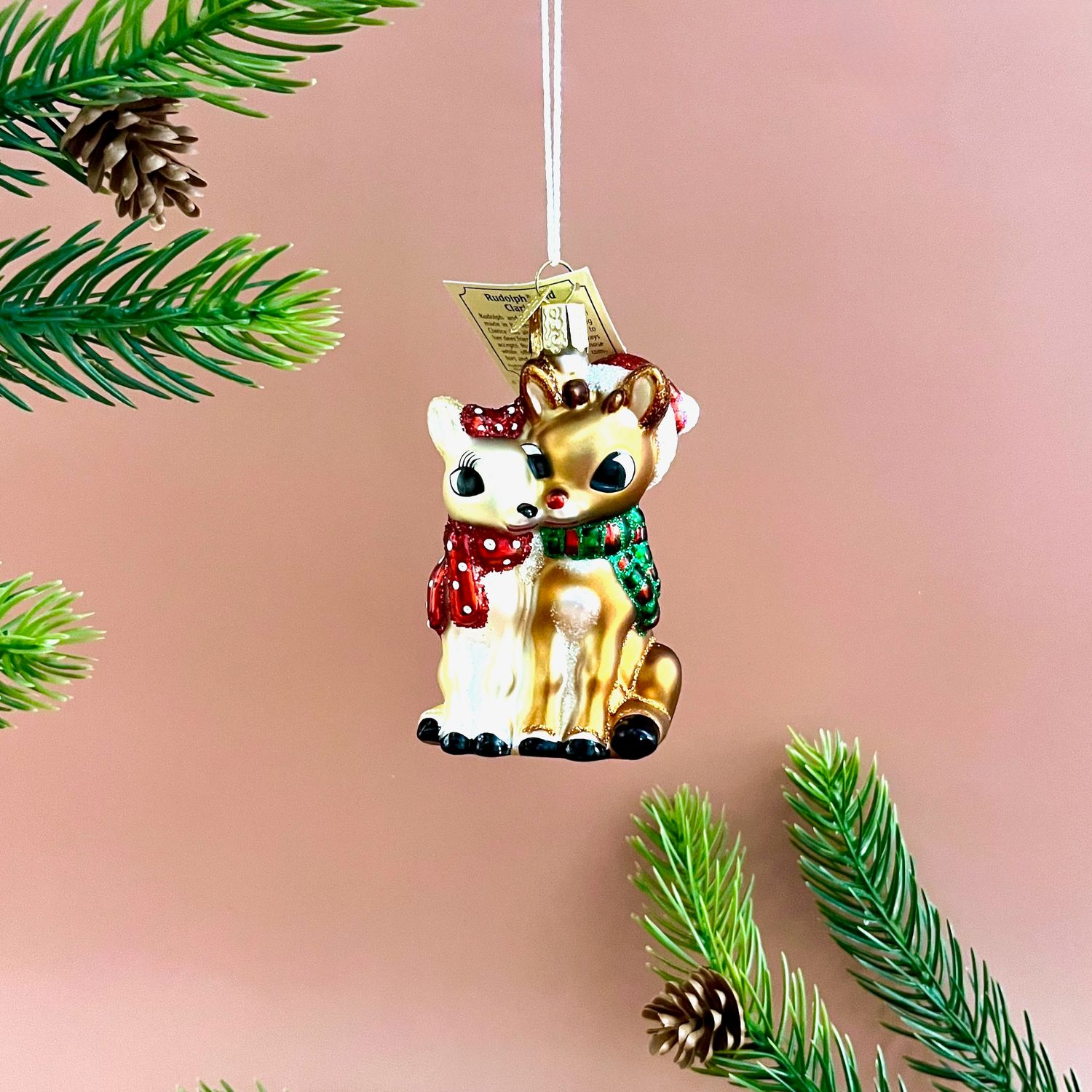 Rudolph and Clarice Ornament