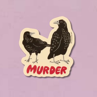 Murder (Crow) Sticker