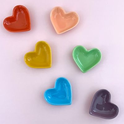 Color Parade Heart Pinch Bowls