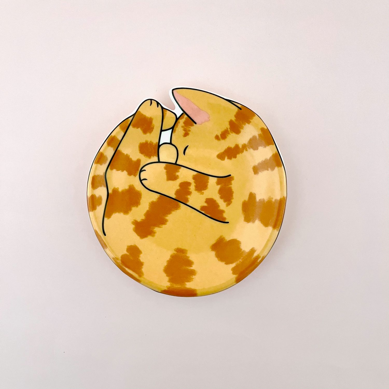 Meow &amp; Furever Trinket Tray, Style: Orange