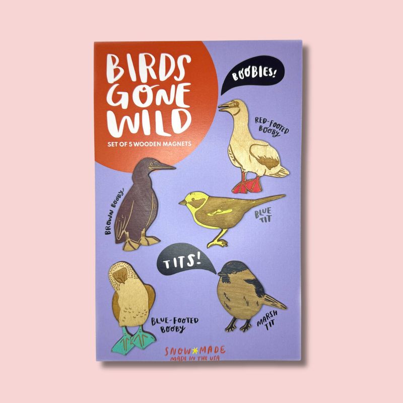 Birds Gone Wild Magnet Set