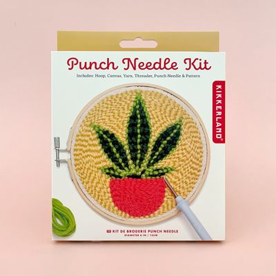 Punch Needle Kit:  Plant