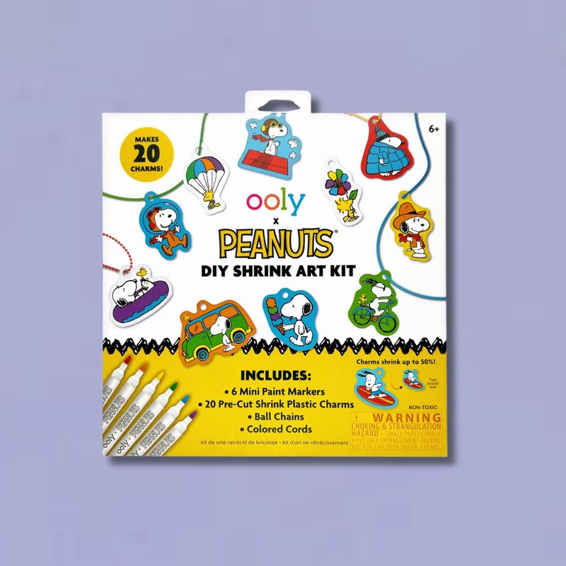 Ooly x Peanuts DIY Shrink Art Kit