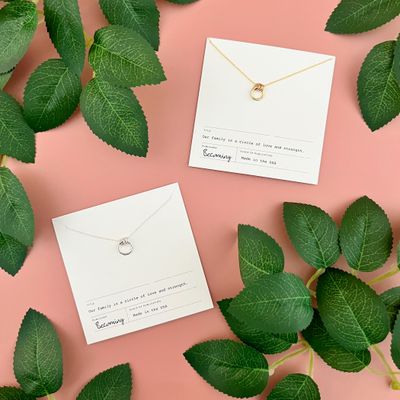 Family Circle Necklace,