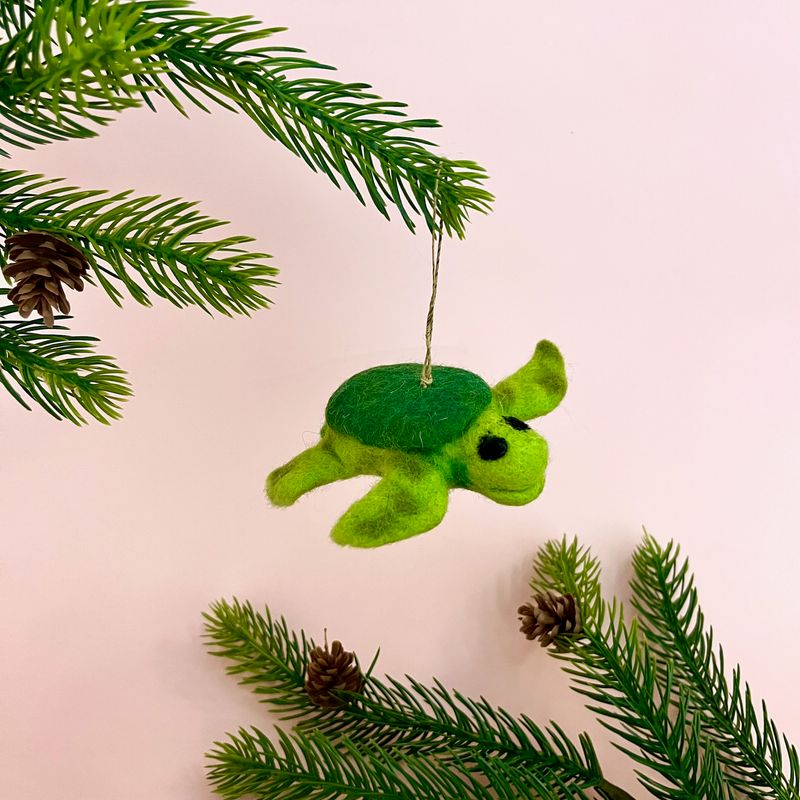 Tiny Turtle Eco Ornament