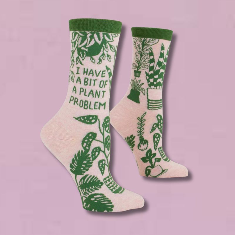 Plant Problem Women's Crew Socks