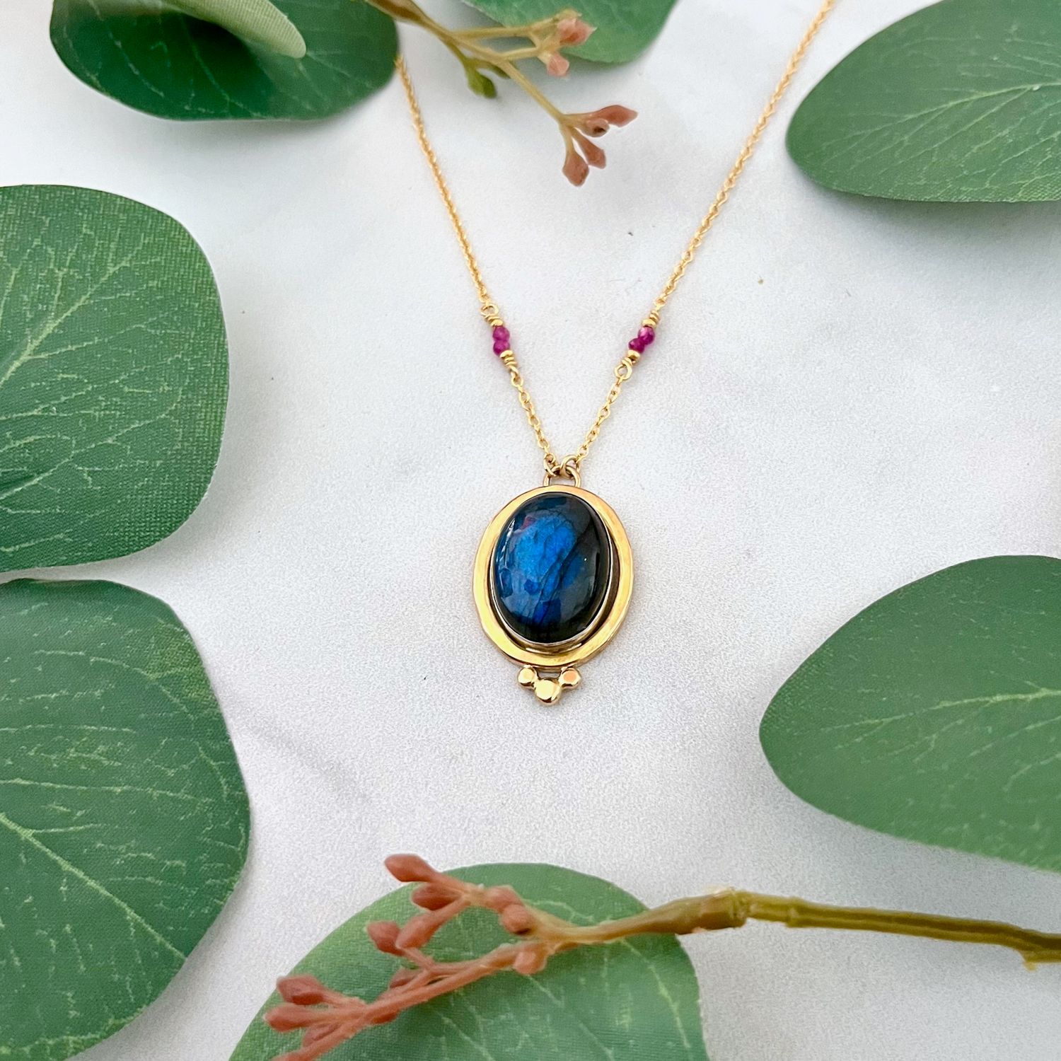Handmade Solstice Labradorite Necklace