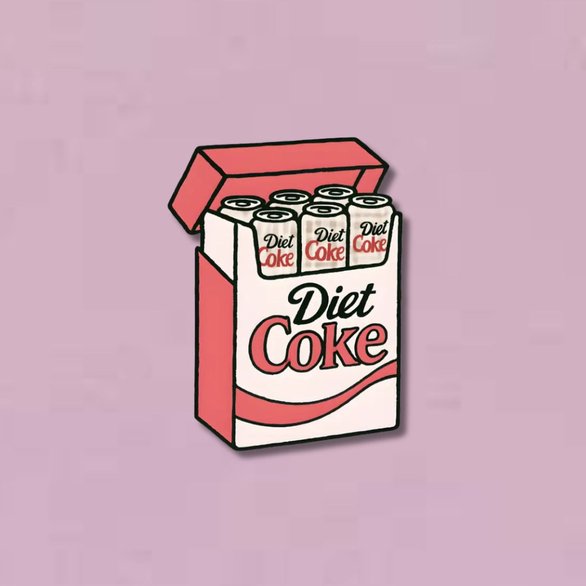 Diet Coke Pack Sticker