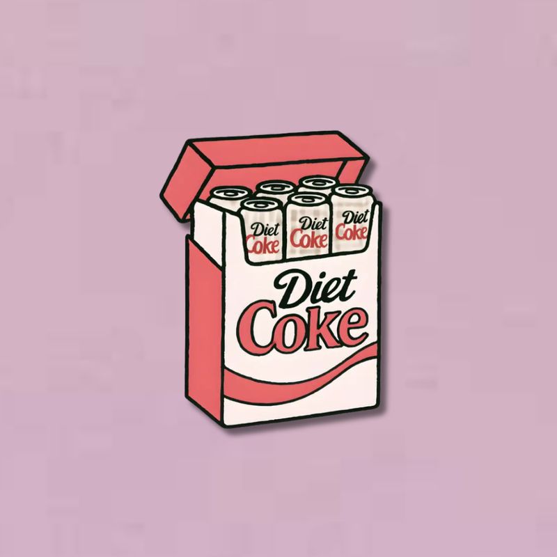 Diet Coke Pack Sticker