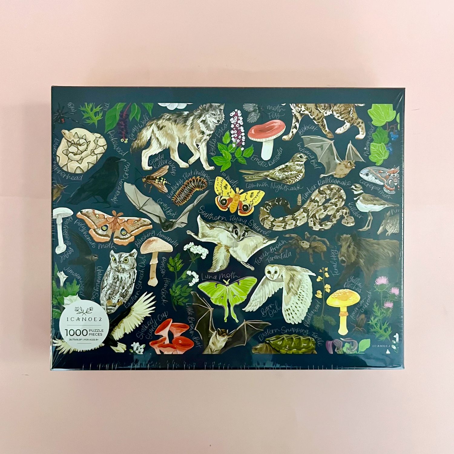 Midnight Flora &amp; Fauna 1000 Piece Puzzle