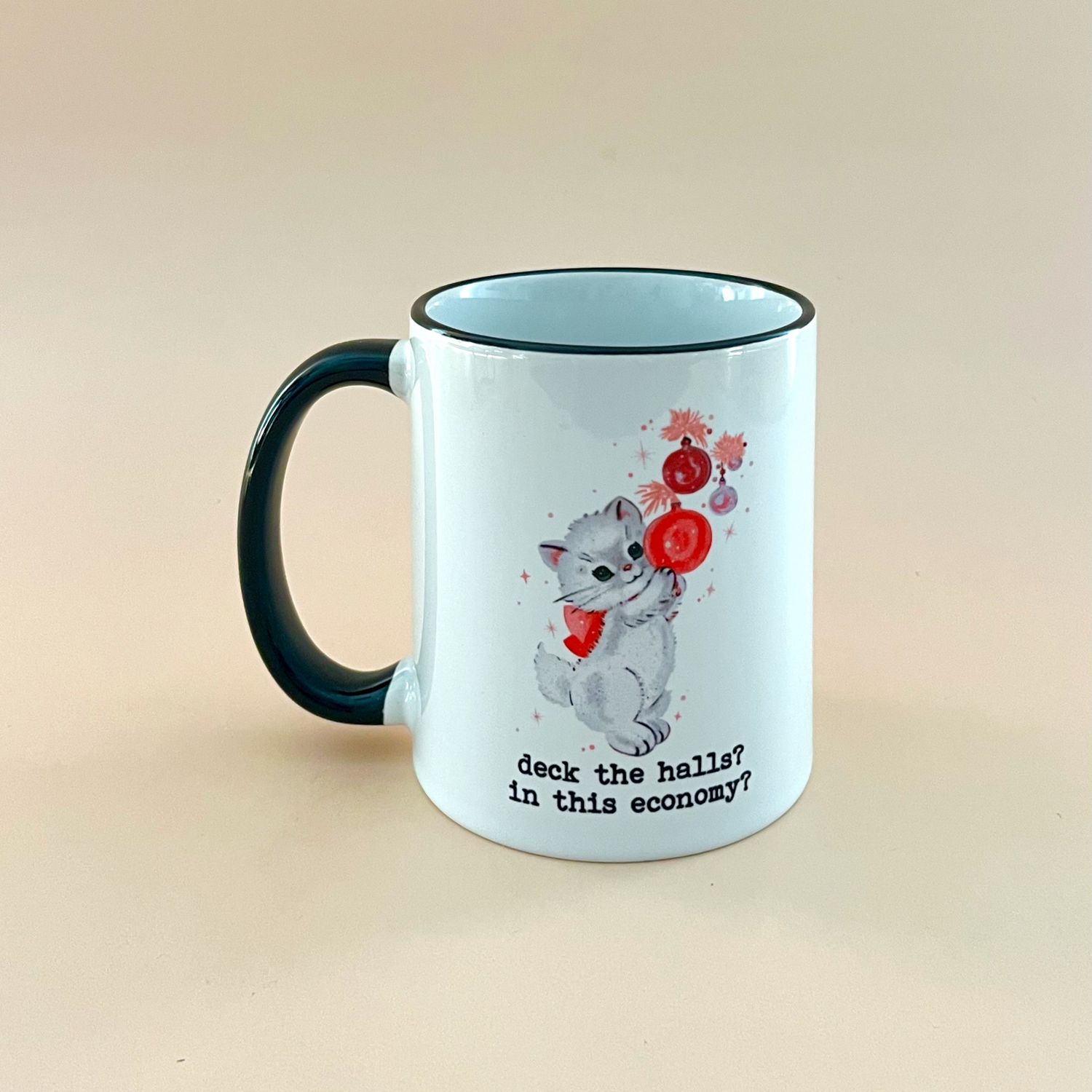 In this Economy 11oz Holiday Mug