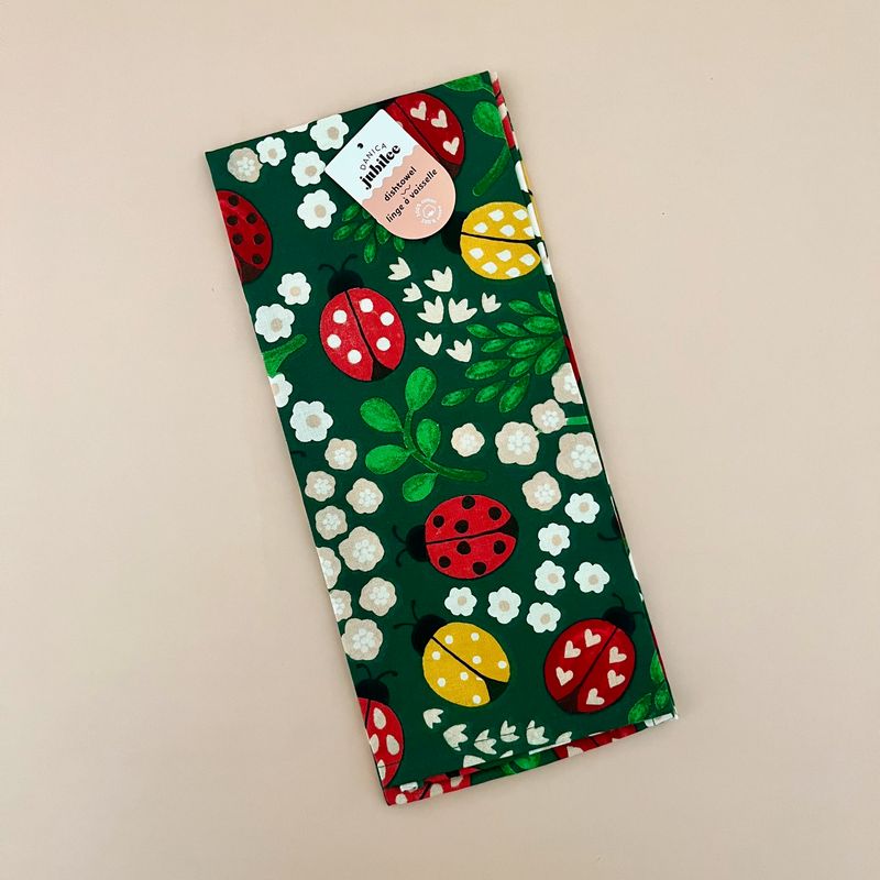 Ladybugs Dishtowel