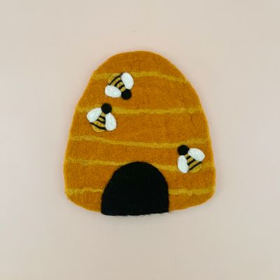 Bumblebee Felt Wool Trivet