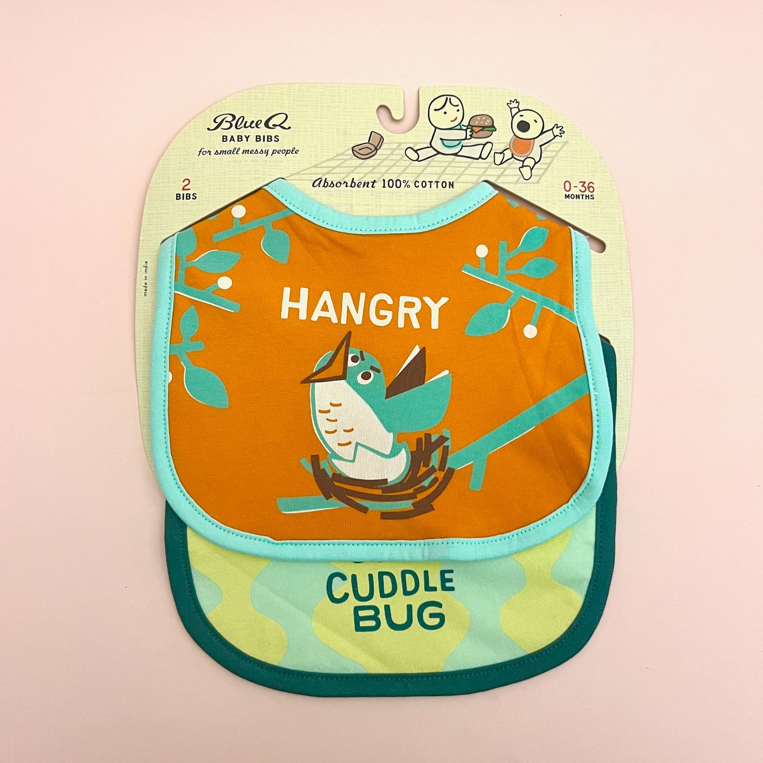 Blue Q Baby Bib, Style: Hangy/Cuddle Bug